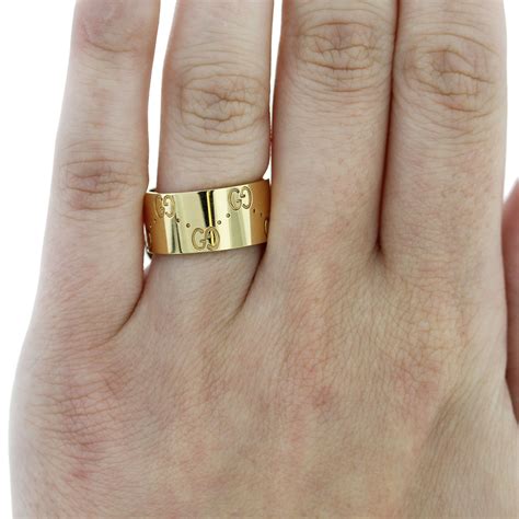 gucci godl ring|Gucci gold rings for women.